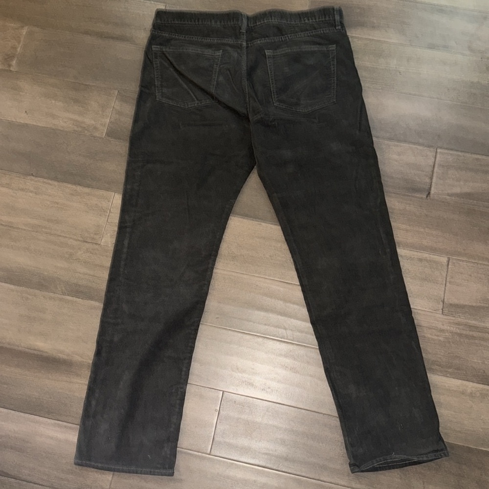J Crew Olive Green Corduroys 35/32 - Picture 4 of 5